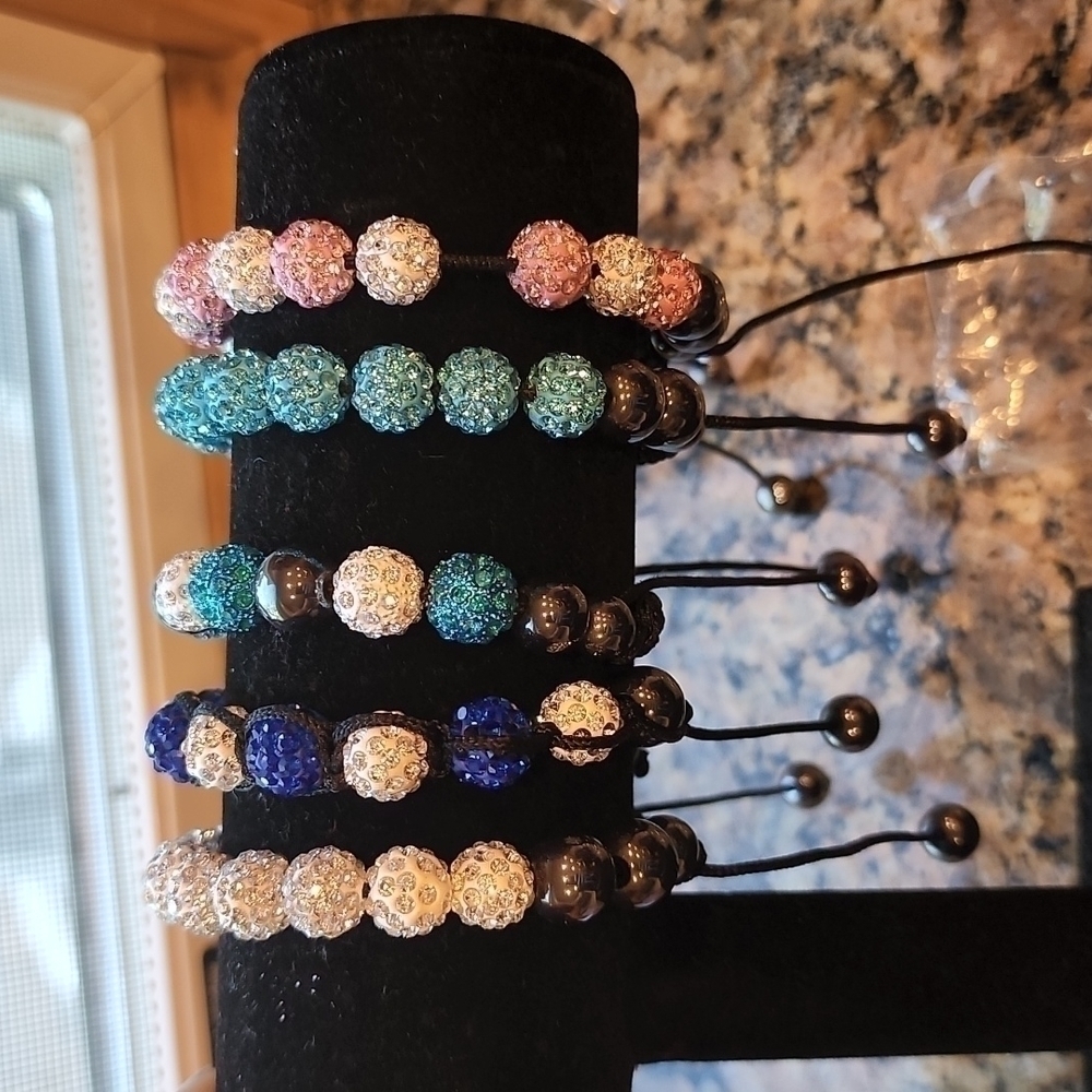 Jewelry Bundle of 5 Disco bracelets - Picture 5 of 5